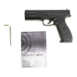 Пневматический пистолет Borner 17 (Glock 17) кал. 4,5 мм, пластик