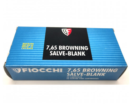 Патрон светозвукового действия 7,65 mm Browning для MAB-О (Fiocchi) 50 штук
