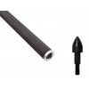 Стрела арбалетная карбоновая Centershot Toxic Carbon 16" Half Moon Nock