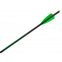 Стрела арбалетная карбоновая Centershot Toxic Carbon 20" Half Moon Nock Стрела арбалетная карбоновая Centershot Toxic Carbon 20" Half Moon Nock