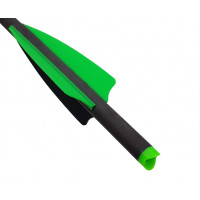 Стрела арбалетная карбоновая Centershot Toxic Carbon 20" Half Moon Nock Стрела арбалетная карбоновая Centershot Toxic Carbon 20" Half Moon Nock